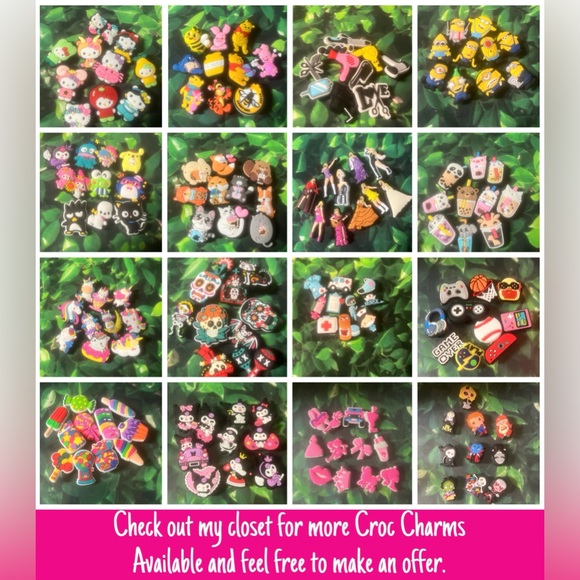 (10 for $10) SALE Sunflower Croc Charm Jibbit Shoe Charm Disney Croc Charms - Picture 5 of 8